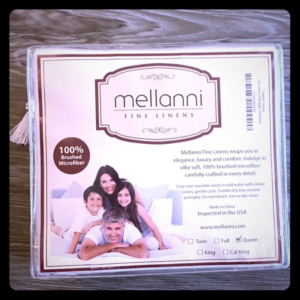 Brand New mellanni sheets